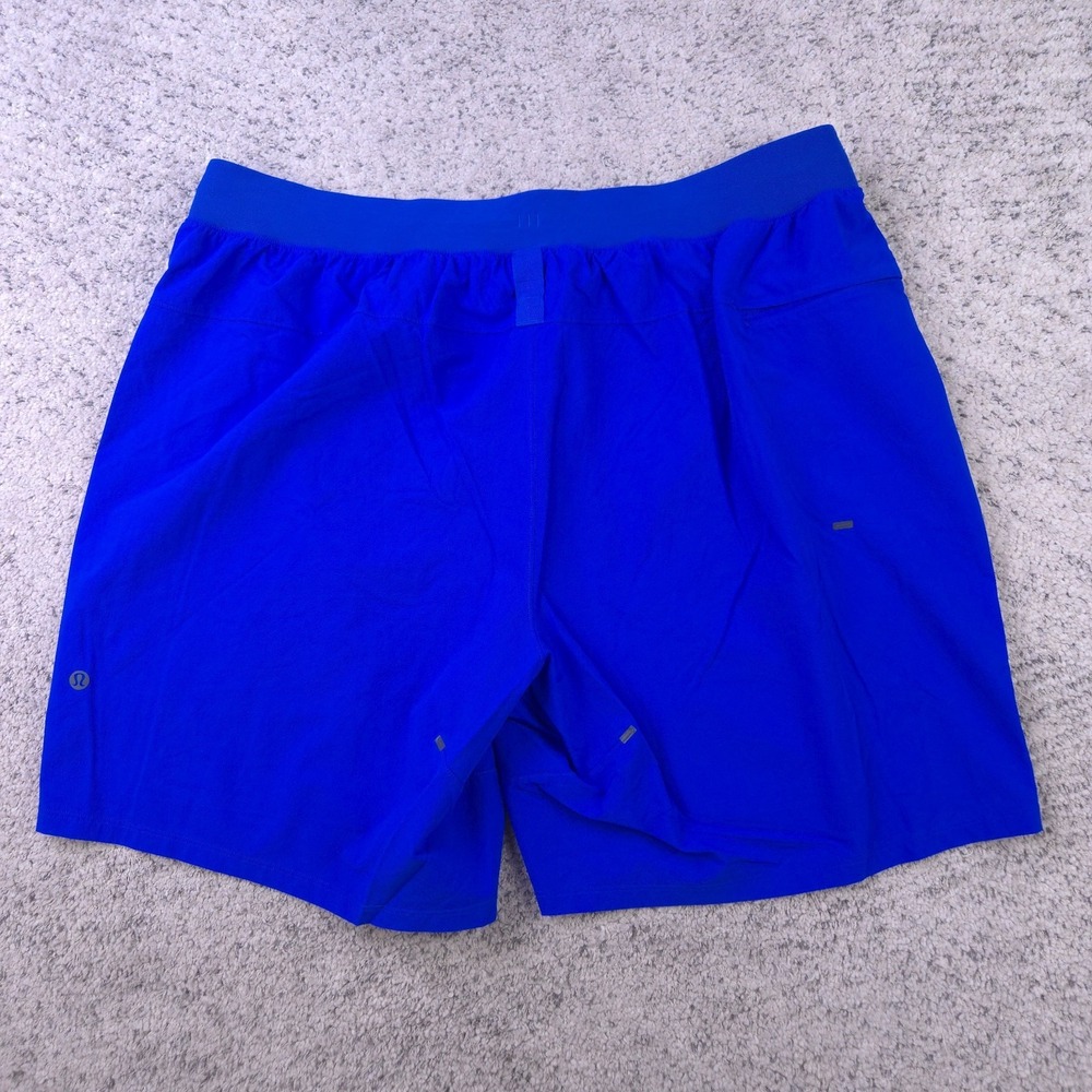 Lululemon License To Train Linerless 7 Inseam Training Shorts Mens XXL Blue - Picture 2 of 8